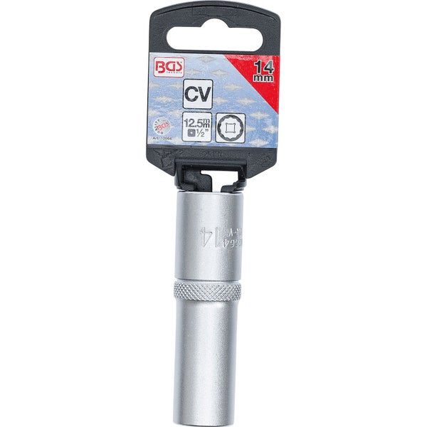 BGS Steckschlüssel-Einsatz Zwölfkant tief Antrieb Innenvierkant 12,5 mm (1/2) SW 14 mm - 10664