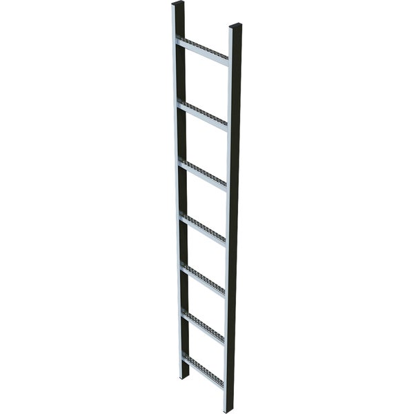 Zarges Schachtleiter 300mm lichte Breite Edelstahl, 15 Sprossen