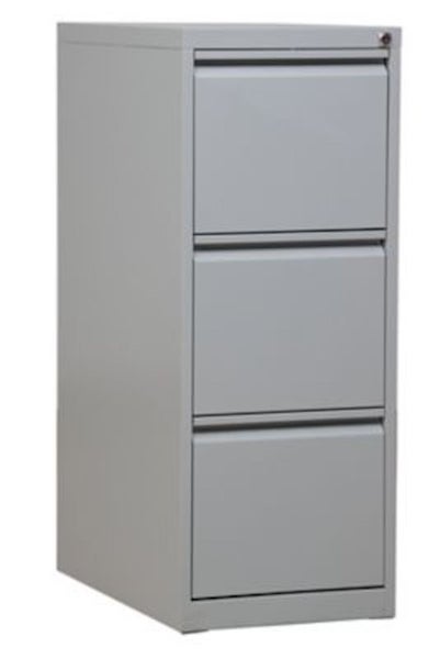 PROREGAL Hängeregistraturschrank 3 Schubladen Mare HxBxT 101 x 40 x 62 cm Grau