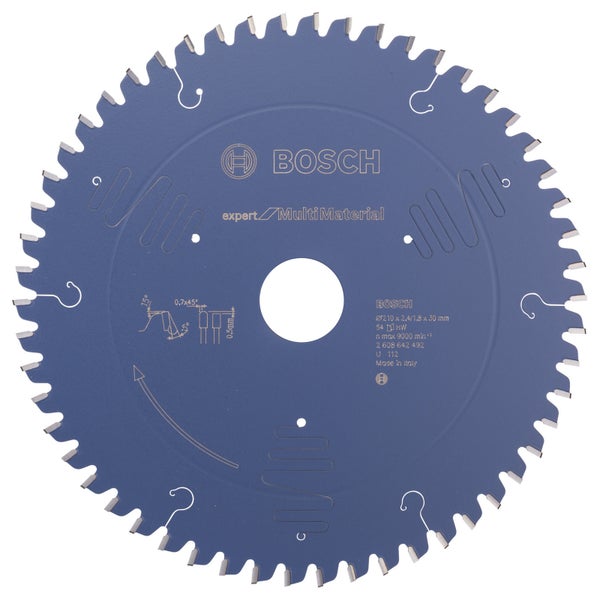 Bosch Kreissägeblatt Expert for Multi Material für Kapp- und Gehrungssägen 210 x 30 x 2,4 mm 54 - 2608642492