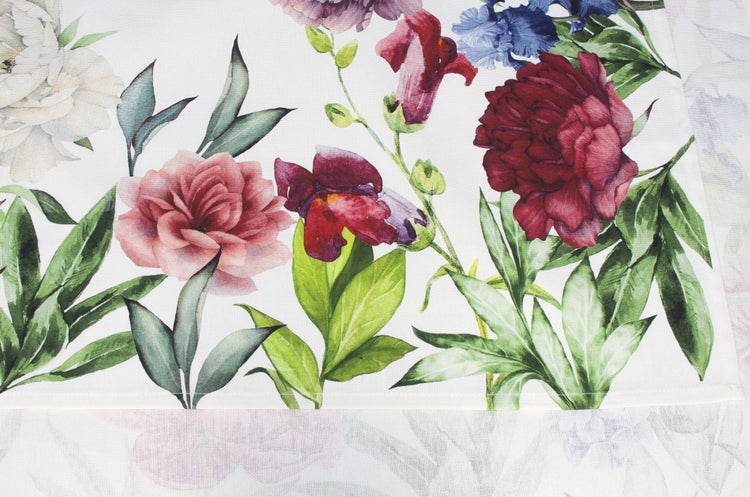 FRANK FLECHTWAREN | Tafeldecke Blumenwiese, BAUMWOLLE, 140 x 240 cm