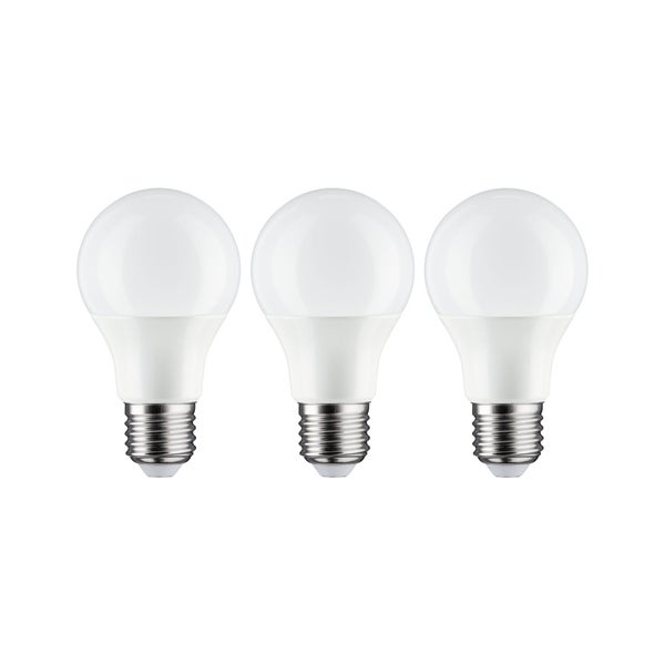 Standard 230V LED Birne E27 3er-Set 3x806lm 3x8W 2700K Opal
