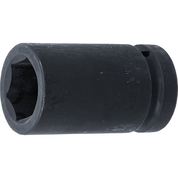 BGS Kraft-Steckschlüssel-Einsatz Sechskant tief Antrieb Innenvierkant 25 mm (1) SW 32 mm - 5500-32