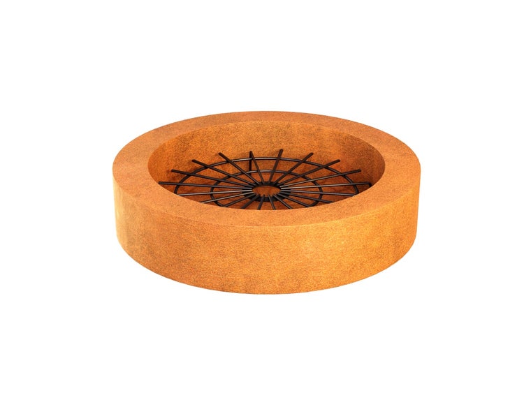 Corten Feuerstelle rund D 100x20 cm