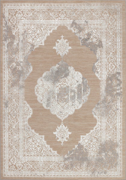 Vintage Orientalischer Teppich Beige/Grau 200x275 cm AZRA