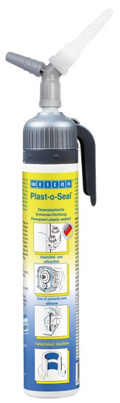 WEICON Plast-o-Seal® | dauerplastische Universaldichtung | 230 g | blau (fluoreszierend)