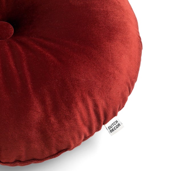 OLLY - Dekokissen Samt Merlot 40 cm