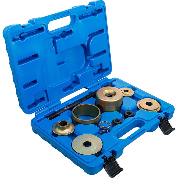 Werkzeugsatz für Lagerbuchsen in einem blauen Koffer