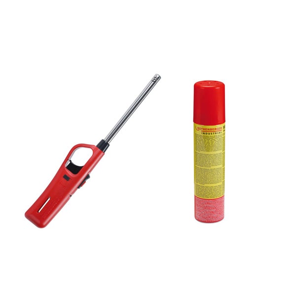 ROTHENBERGER Industrial Gasanzünder Standard inkl. 1x Nachfüllgas 100 ml - 1500005161