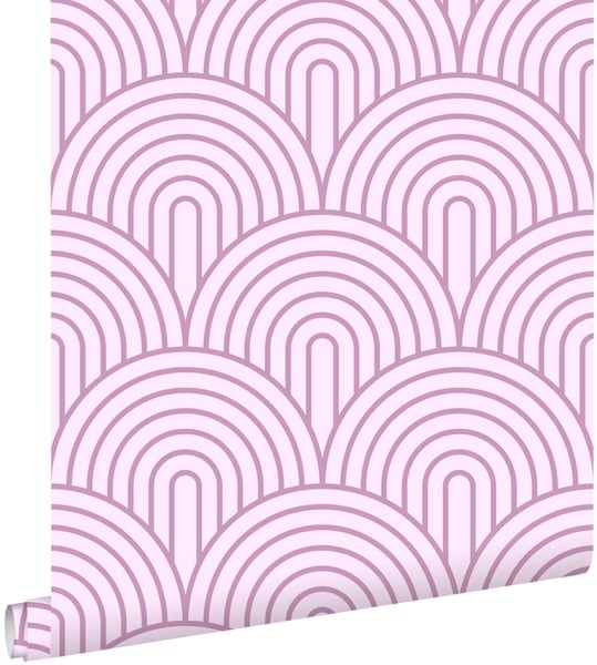 Tapetenrolle mit geometrischem Muster