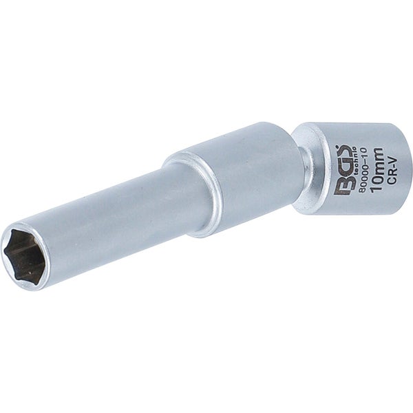 BGS Glüh- und Zündkerzen-Gelenk-Einsatz Antrieb Innenvierkant 10 mm (3/8) SW 10 mm - 80000-10