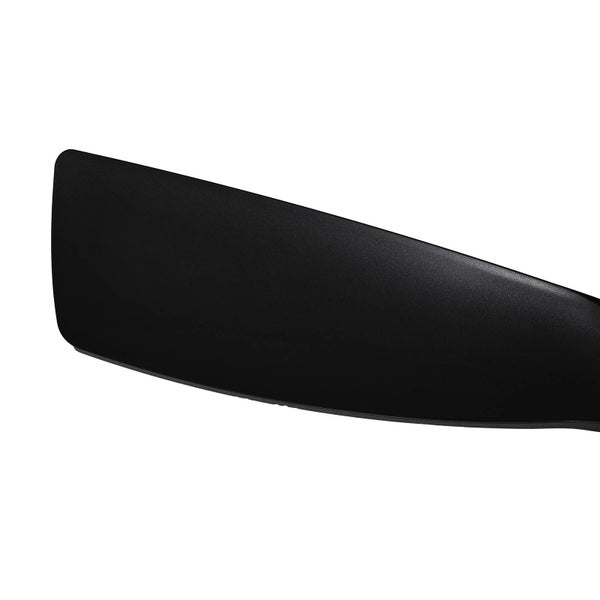Schwarzes Flügelblatt für Deckenventilatoren mit matter Oberfläche.