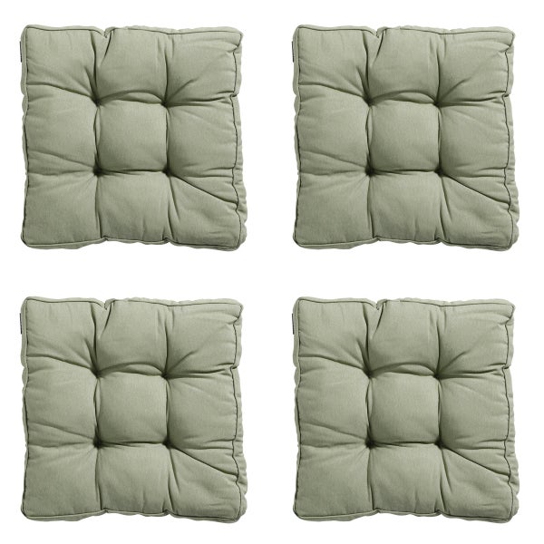 Sitzkissen Florance Panama Salbei - Ca. 47x47 cm - 4er-Set