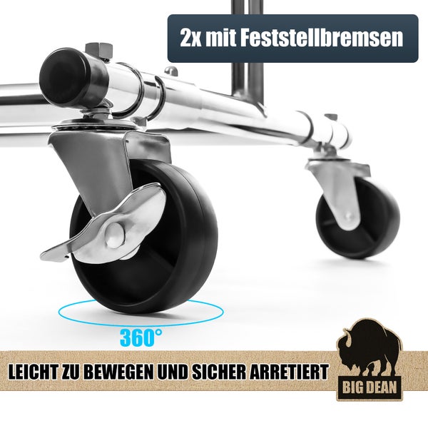 Rolle mit Feststellbremse und 360 Grad Drehfunktion