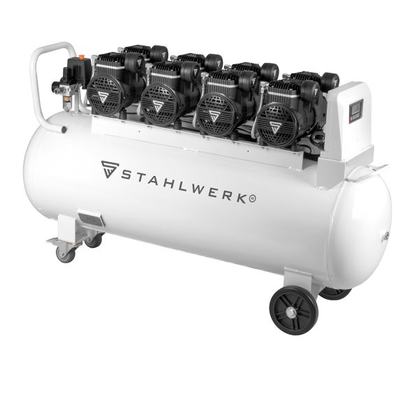 STAHLWERK Druckluft Kompressor ST 1510 PRO, 10 Bar, 150 l Tank, 69 dB, Brushless