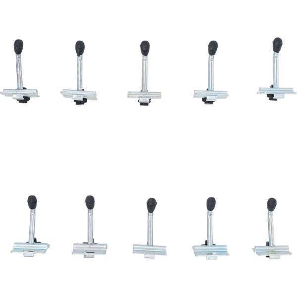 BGS Einzelhaken-Satz 40 mm für Schrankwand-System 10tlg. - 80196