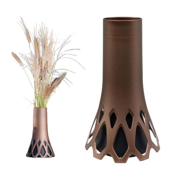 Grabvase Roseta mit Sockel Gewicht bronze 1 L