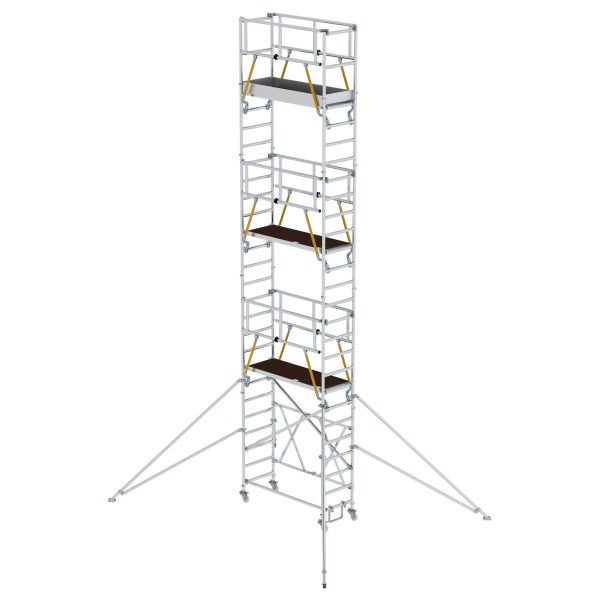 MUNK Klappgerüst SG 0,75x1,80m mit Ausleger und Sicherheitsgeländer 9,12m AH