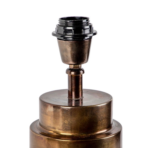 Art Deco Tischlampe Bronze ohne Schirm - Bruut