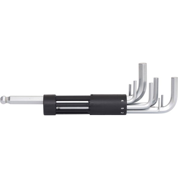 KS TOOLS 3 in 1 Innen6kant-Winkelstiftschlüssel-Satz 8tlg. lang Kugelkopf - 151.2100