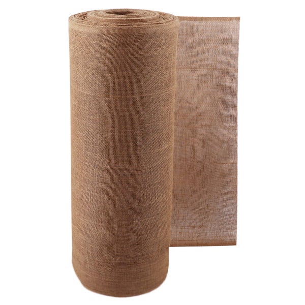 75m x 1m Jutegewebe 215g/m² Jutematte Gartenjute Jute Stoff Sackleinen Juteband