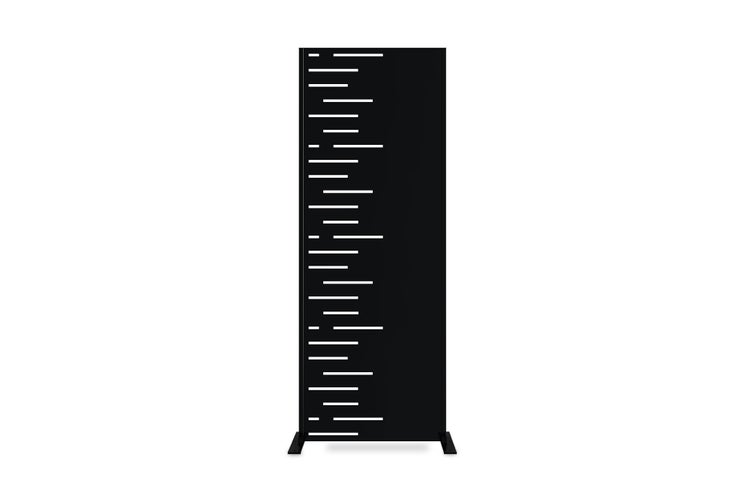 ARLBERG Dekorplatte schwarz H.160cm Muster links