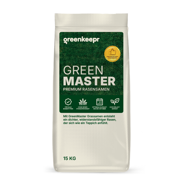 Greenkeeper Green Master Premium Rasensamen, 15 Kilogramm