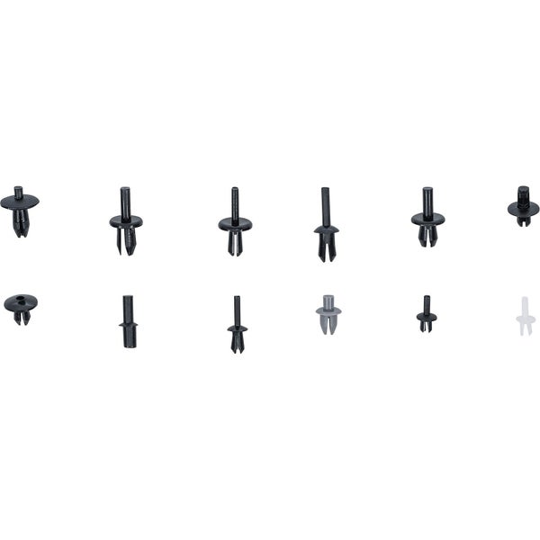 Mehrere Kunststoffnieten