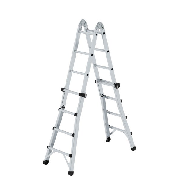 MUNK Gelenk-Teleskopleiter 4x4 Sprossen