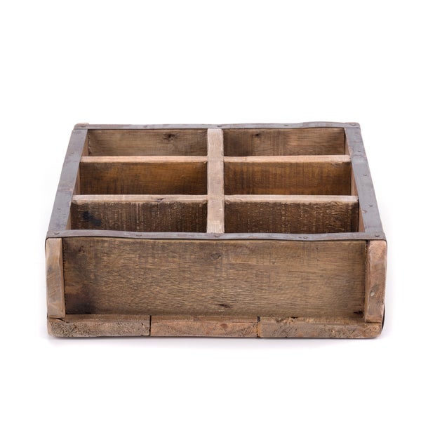 Holzkiste Brick Massivholz, Ziegelform