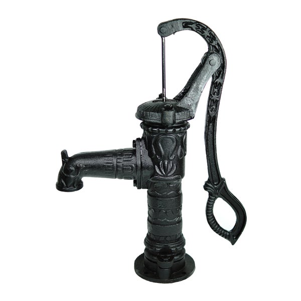 Dekorative Schwengelpumpe aus Metall