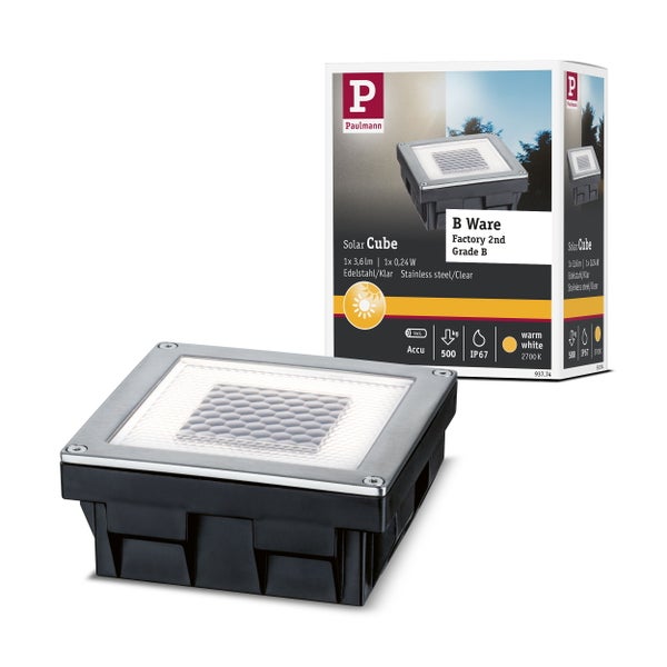 Paulmann Solar Cube Bodenleuchte mit Verpackung