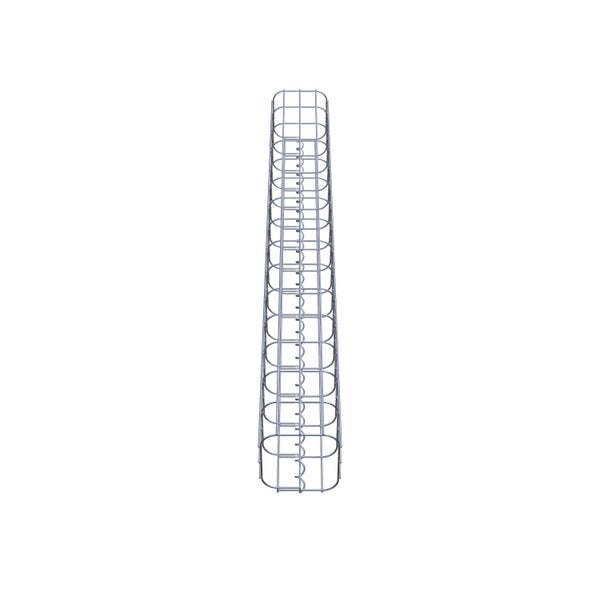 Gabionensäule 17 x 17 cm, MW 5 x 10 cm eckig - Höhe: 1,50 m
