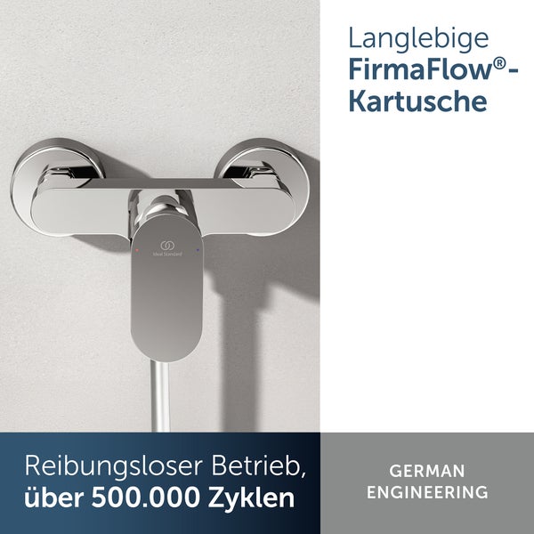 Wandarmatur mit langlebiger Kartusche für reibungslosen Betrieb