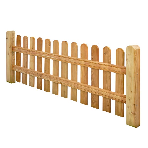 Holzzaun für den Garten