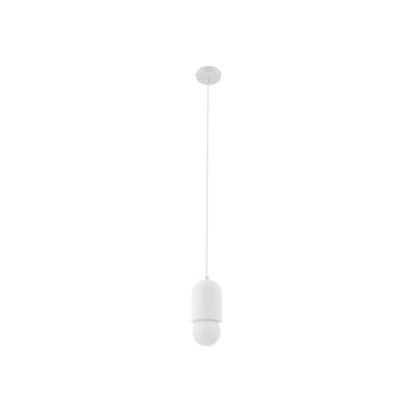 Lindby Pendelleuchte Nielson (Modern) in Weiß aus Gips/Ton (1 flammig, E27) - Deckenlampe Esstischlampe Hängelampe Hängeleuchte Wohnzimmerleuchte