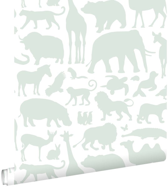 Tapetenrolle mit Tiermotiven