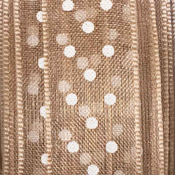 Dekoratives Schleifenband mit Punktmuster