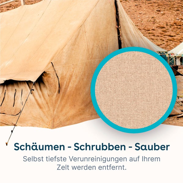 eco:fy Zelt und Pavillon Reiniger • Zeltreiniger für natürliche und synthetische Fasern