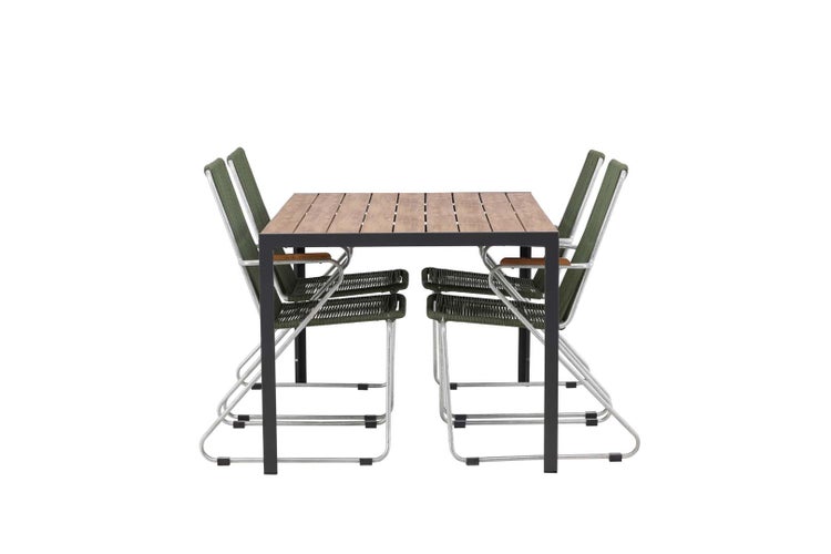 Gartentisch mit vier Stühlen für den Außenbereich