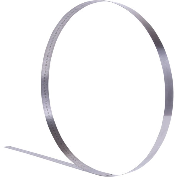 Metallbandsägeblatt mit Zentimeter-Skala