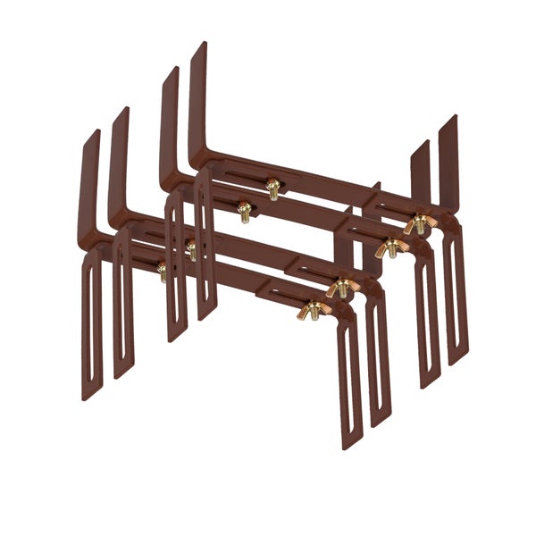 Dachrinnenhalter aus Metall, verstellbar, zur Befestigung von Dachrinnen