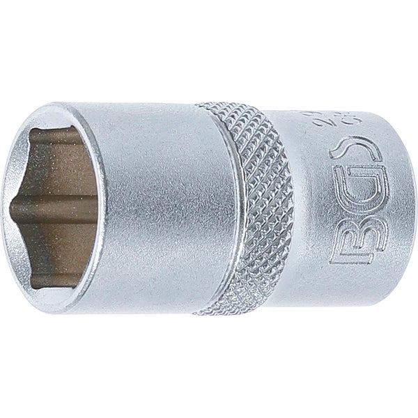 BGS Steckschlüssel-Einsatz Sechskant Antrieb Innenvierkant 12,5 mm (1/2) SW 16 mm - 2916