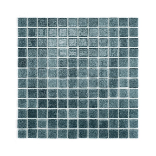 Mosaikfliesen auf Netz mit quadratischen Glasfliesen für Wandverkleidungen im Innen und Außenbereich.