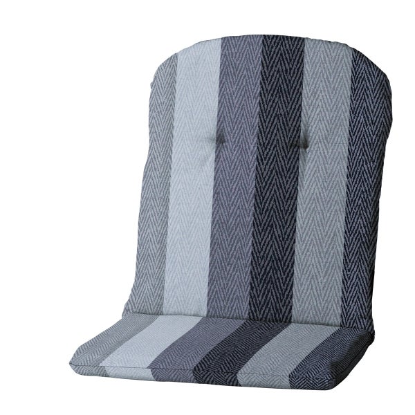 Stuhlauflage Stapelstuhl Victoria grau - Ca. 96x45 cm - 4er-Set