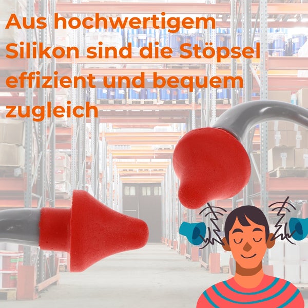 Silikon-Ohrstöpsel zur Geräuschreduzierung