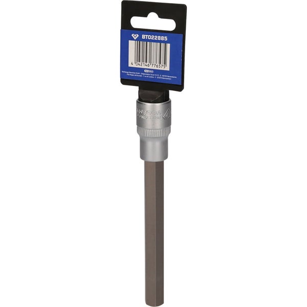 BRILLIANT TOOLS 1/2 Innensechskant Bit-Stecknuss 140 mm lang 12 mm - BT022885
