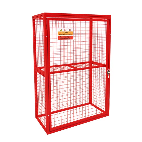 Zusammenklappbarer Gasflaschenschrank - 181 cm x 116 cm x 57 cm