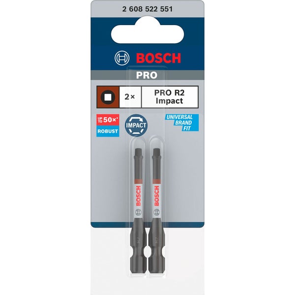 Bosch PRO Robertson Impact Bit R2 55 mm 2-tlg. - 2608522551