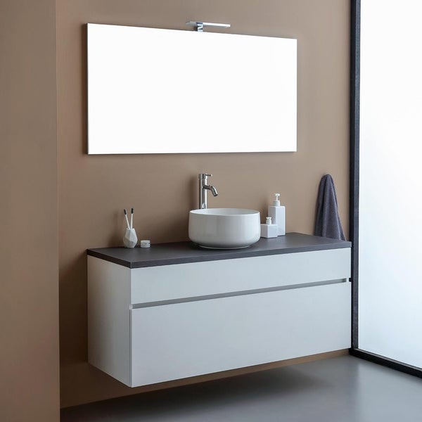 Wohnzimmer mit Raum- und Ambientebeleuchtung durch Spaceglow Two LED 3D Deckenleuchte
